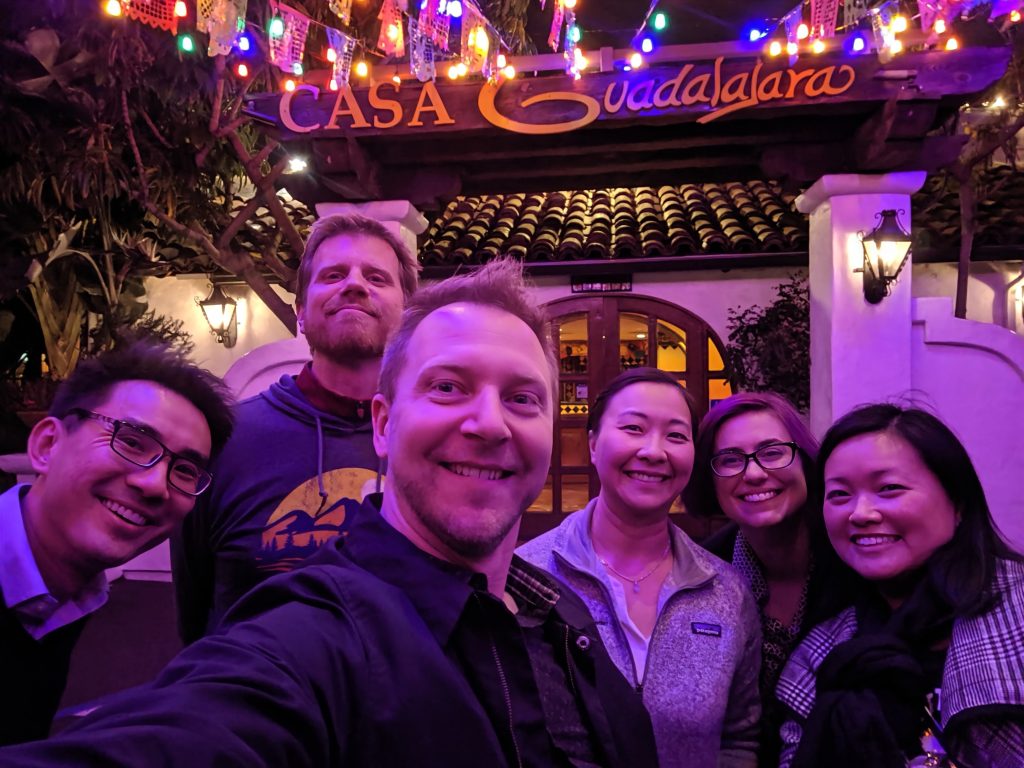 Six consortium members gathered at the GIR Conference in 2019.